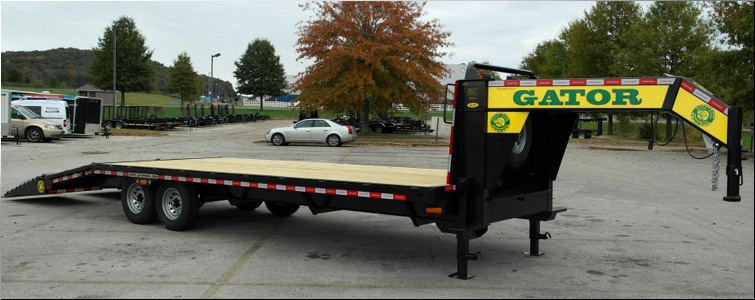 Gooseneck flat bed trailer for sale14k  Benton County, Tennessee